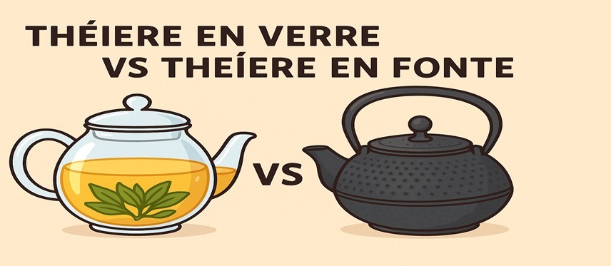 Théière : Verre VS Fonte, comment choisir ?